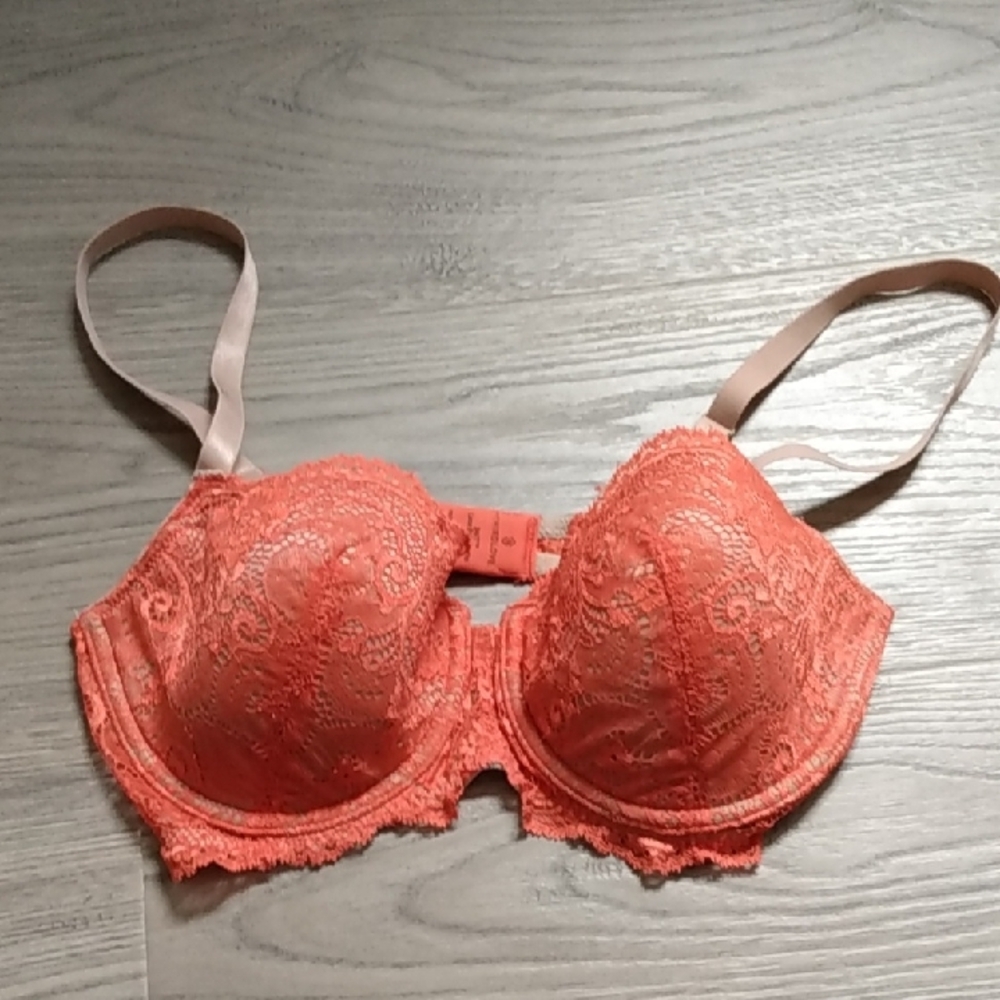 ThirdLove Balconette Bra in Coral